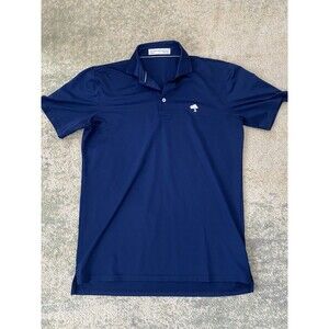 Holderness & Bourne Tailored Fit Polo Men’s Sz Small Navy Blue Golf Tree Emblem